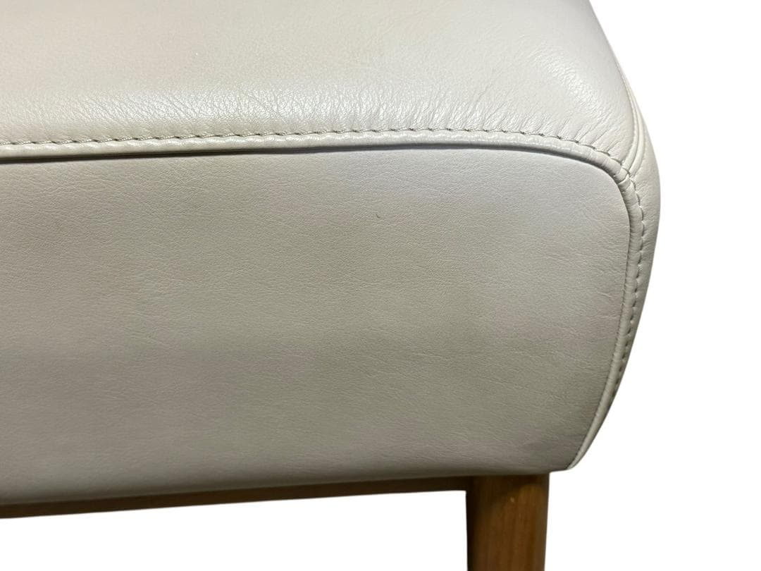 ◻karimoku カリモク オットマンのみ 本革張り ZU4856