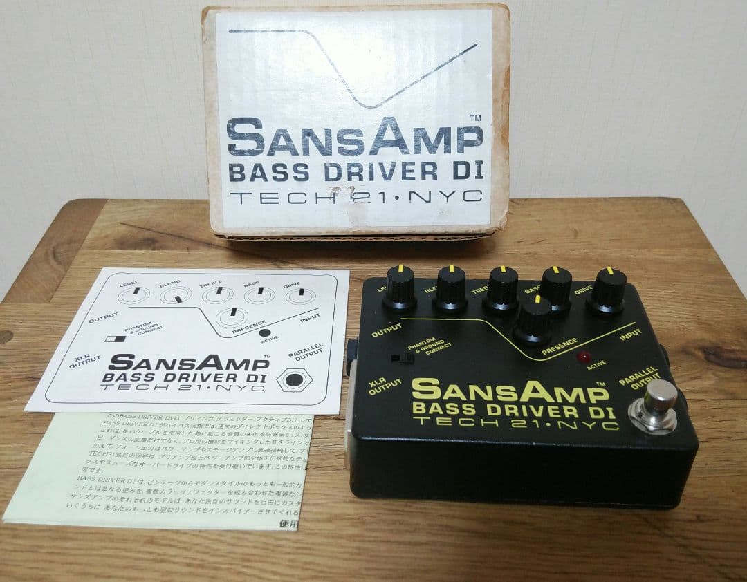 TECH21 SANSAMP BASS D DI 初期型　エフェクター