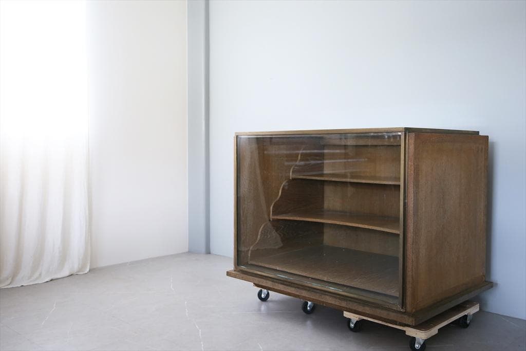 英国アンティークショップディスプレイキャビネット/カウンターテーブル(71-67