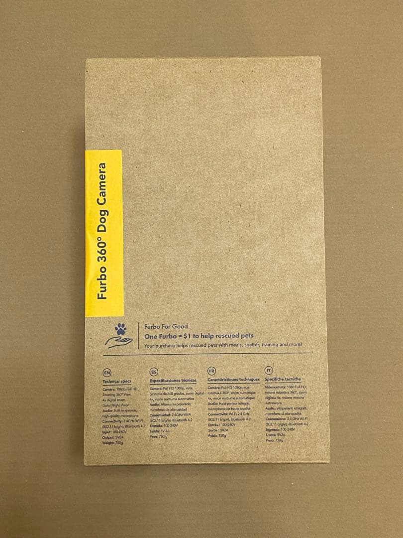 Furbo ファーボ　新品未開封　最新機種　ペット見守りカメラ　犬猫