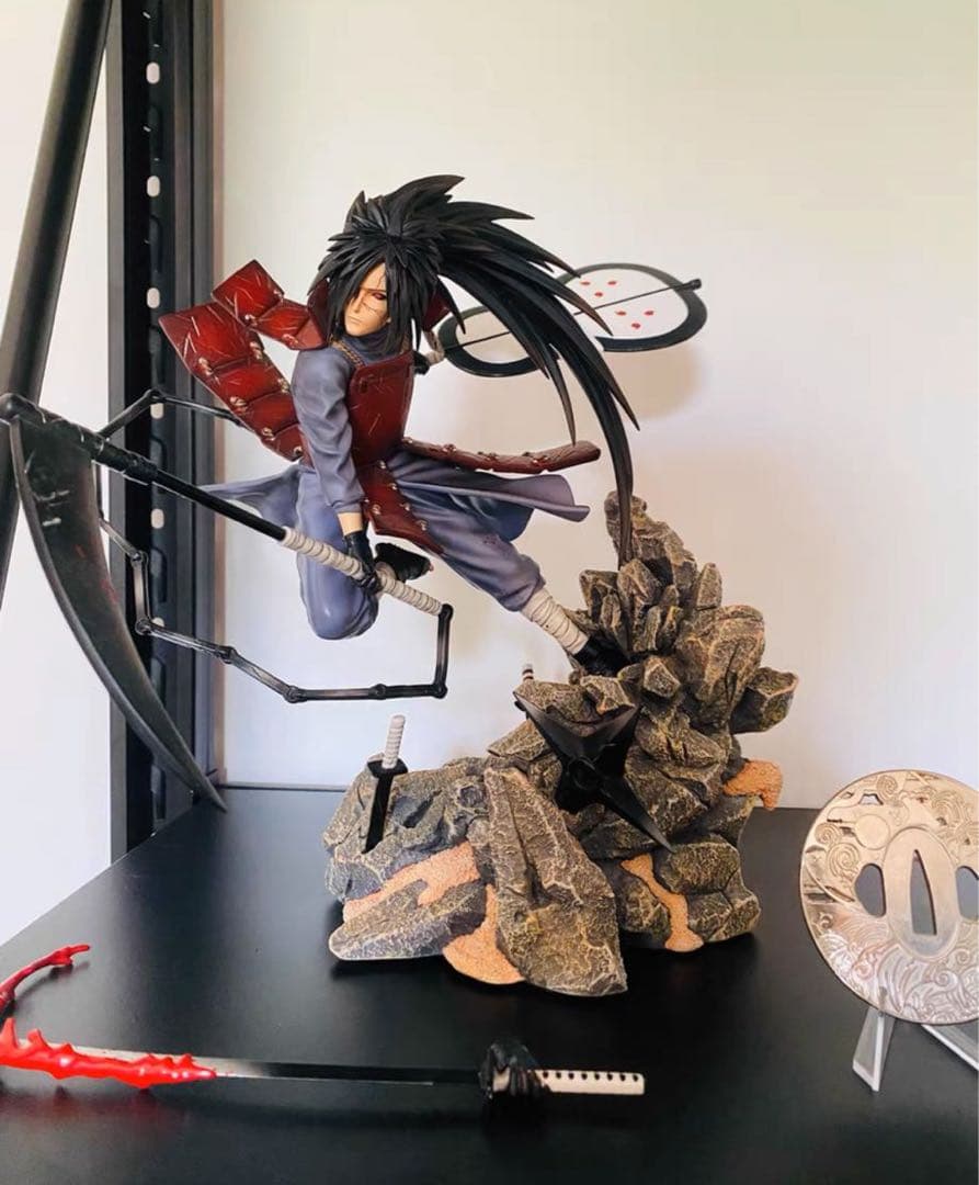 NARUTOナルト うちはマダラ ガレージキット ガレキ スタチュー②③