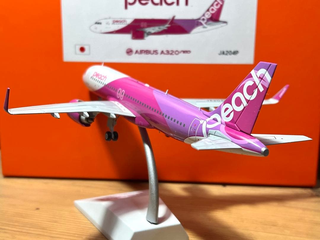 航空機・ヘリコプター JCwings 1/200 Peach A320neo JA204P