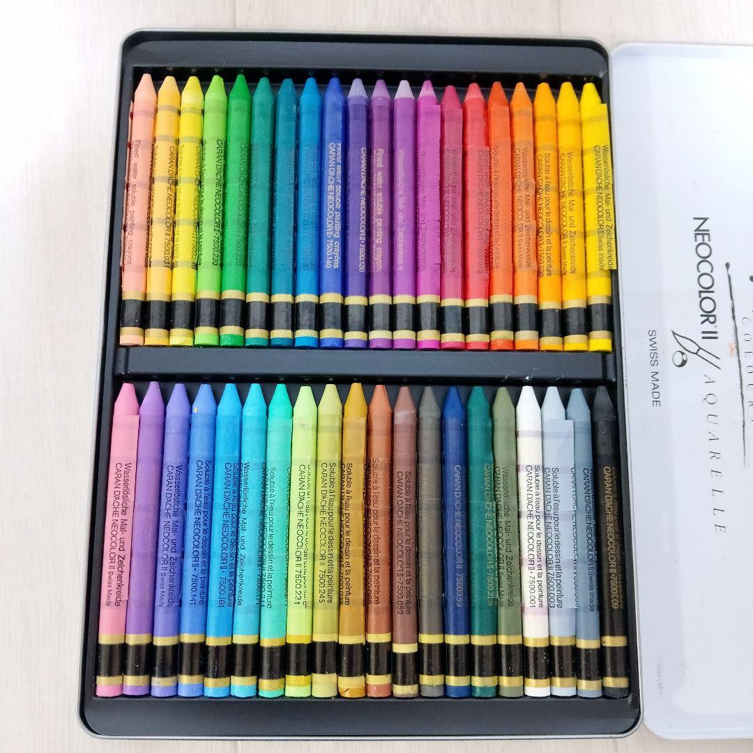 カランダッシュ ネオカラー2 　40色セット 水溶性クレヨン 画材 スイス製