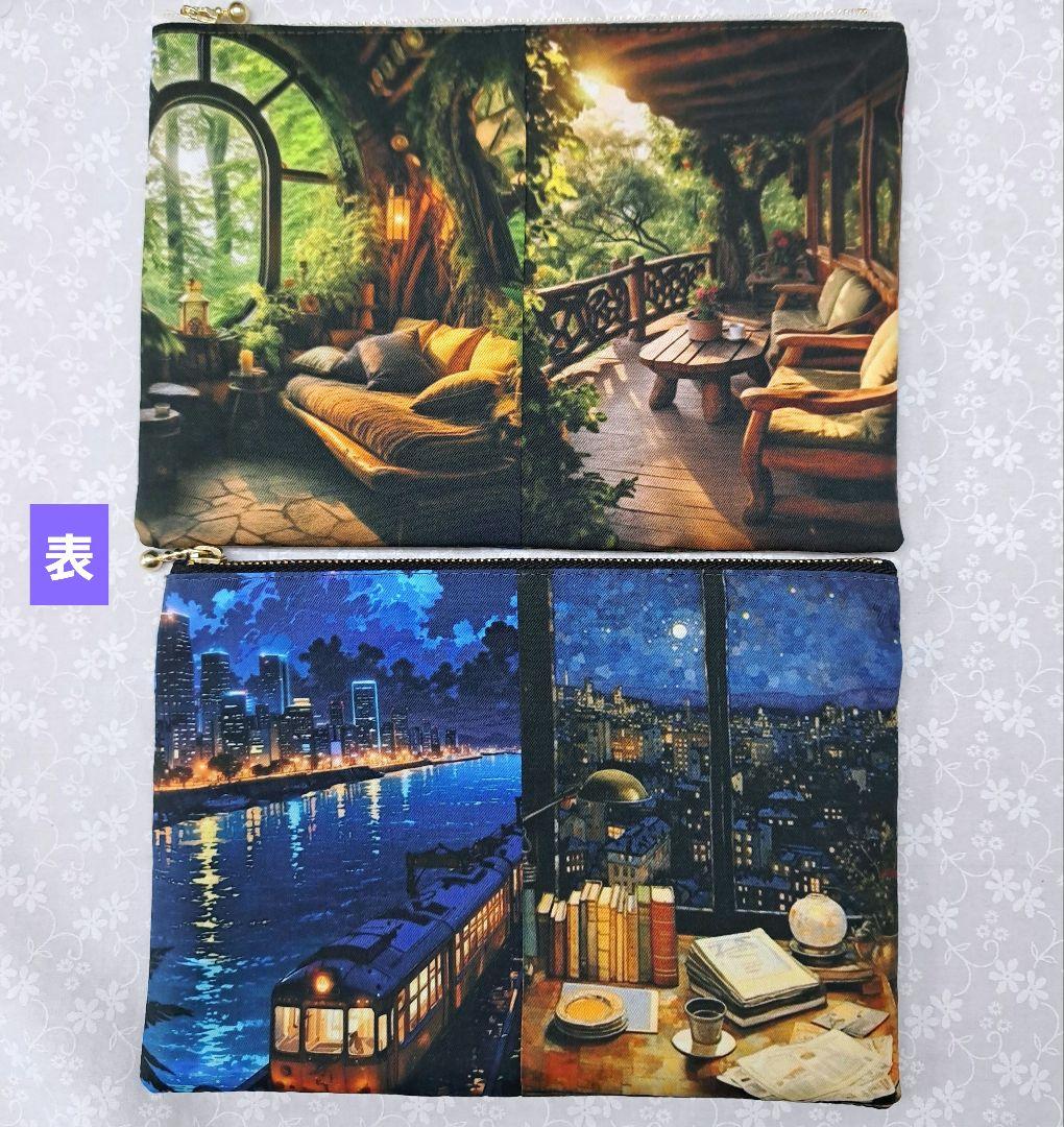 koko⑧ブックカバー、ポーチ