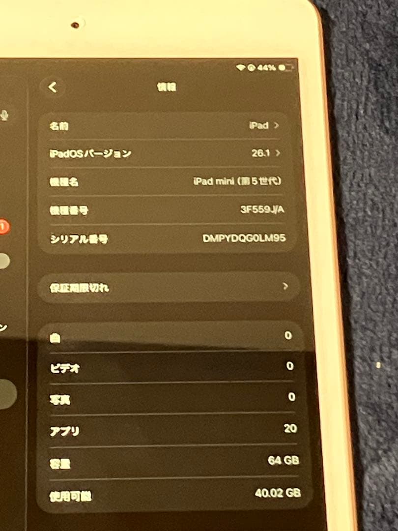 Apple iPad mini (第5世代) 64GB