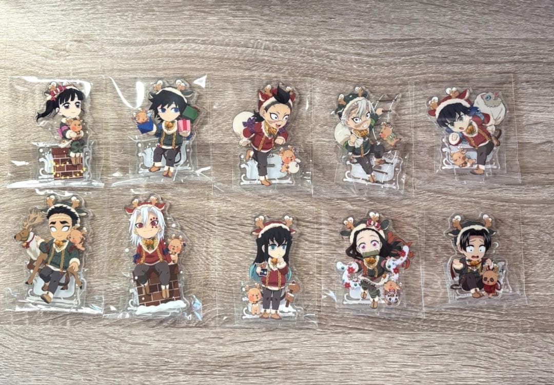 鬼滅の刃　クリスマス2025 アクリルスタンド10点セット