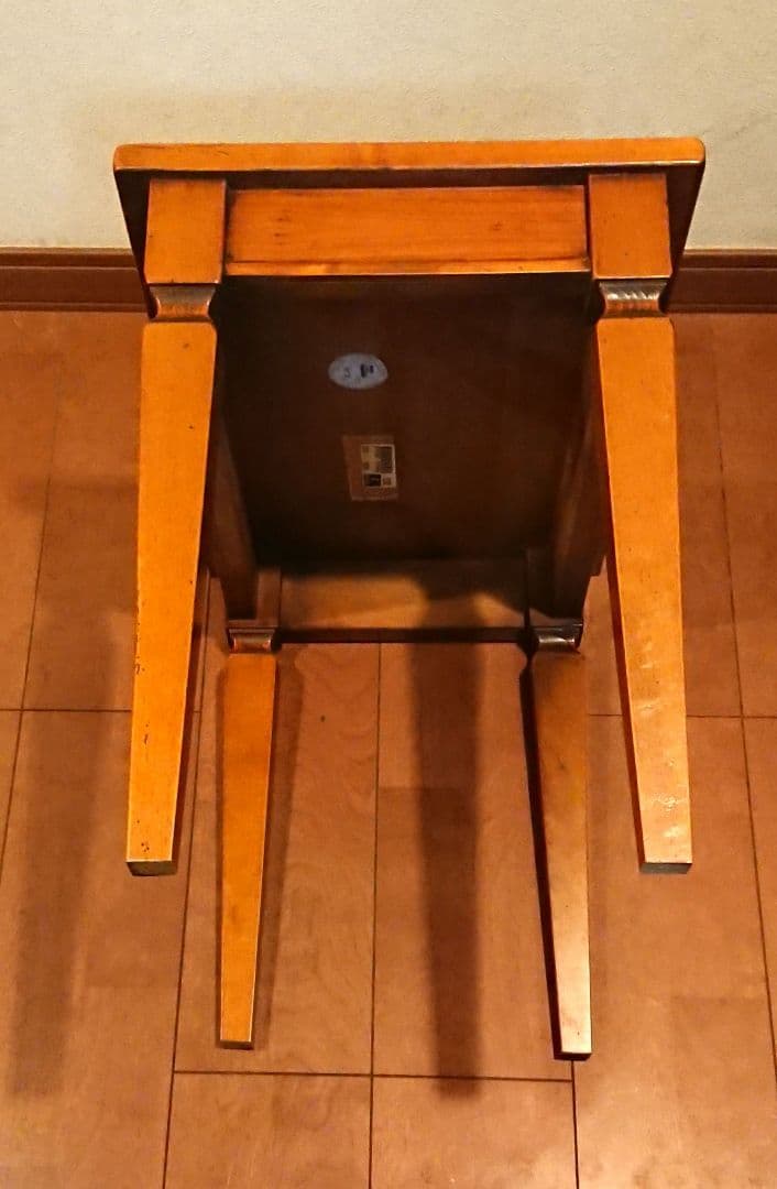 稀少 SELVA イタリア製 チェリー材 サイドテーブル アンティーク家具