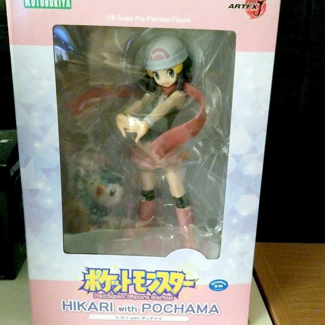 コトブキヤ ポケットモンスター ヒカリwithポッチャマ フィギュア 色紙付き