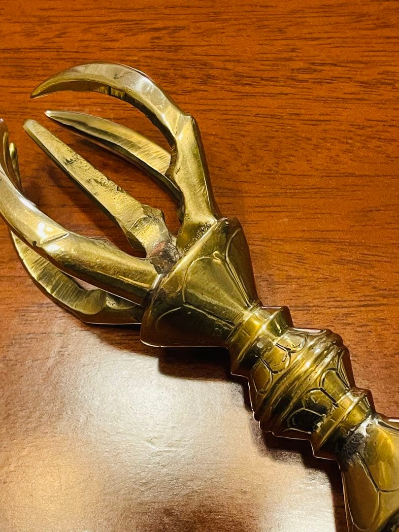 日本式 新品 未使用 送料無料 五鈷杵　バジュラ　ドルジェ　密教法具 16㎝