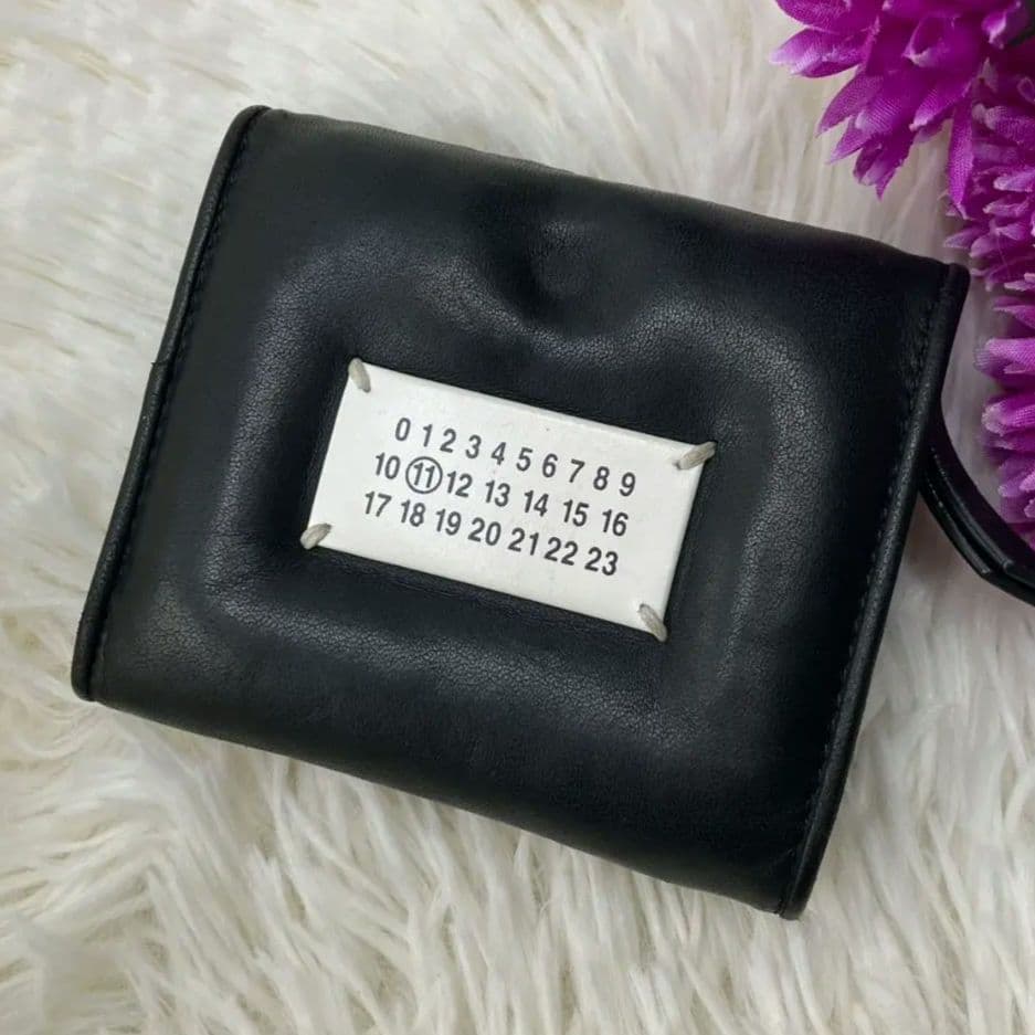 ✨極美品　付属品完備✨マルジェラ　三つ折り　グラムスラム　カレンダー　ブラック
