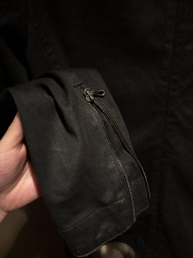 julius ユリウス　コーティング　デニムジャケットbk1