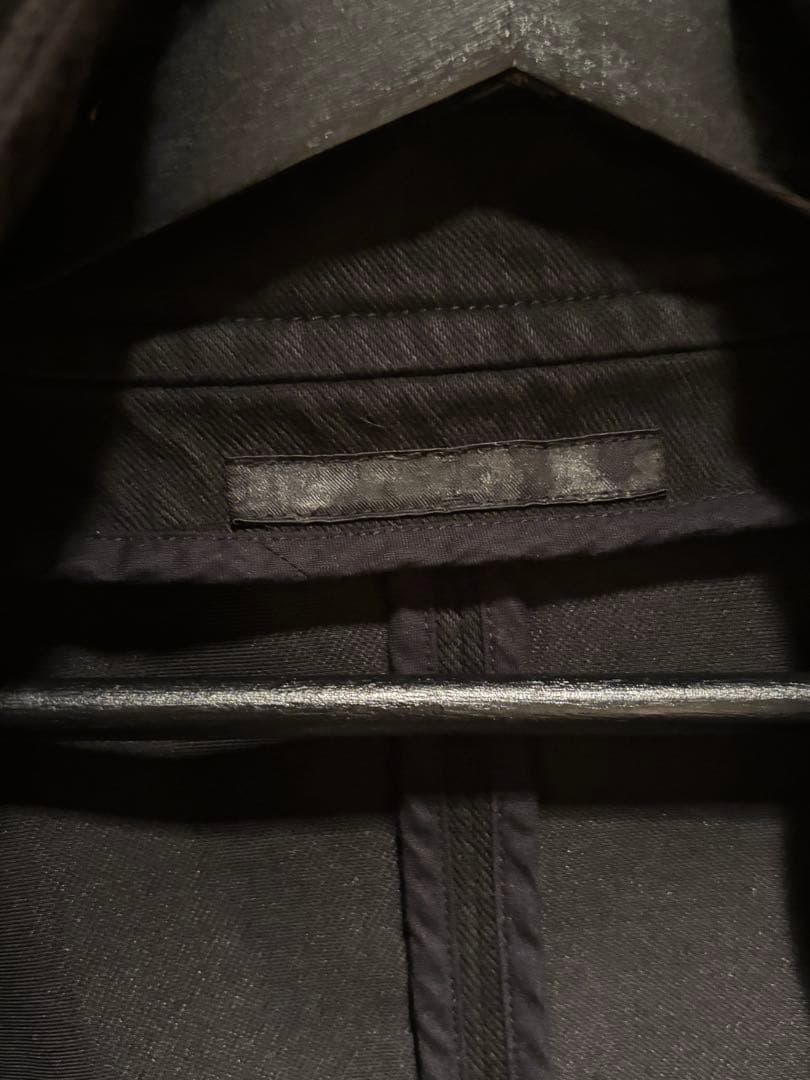 julius ユリウス　コーティング　デニムジャケットbk1