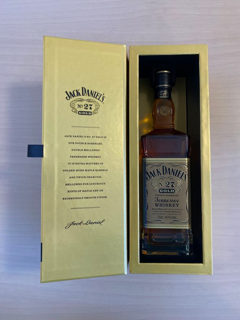 Jack Daniel's No. 27 Gold ジャックダニエル　箱付き