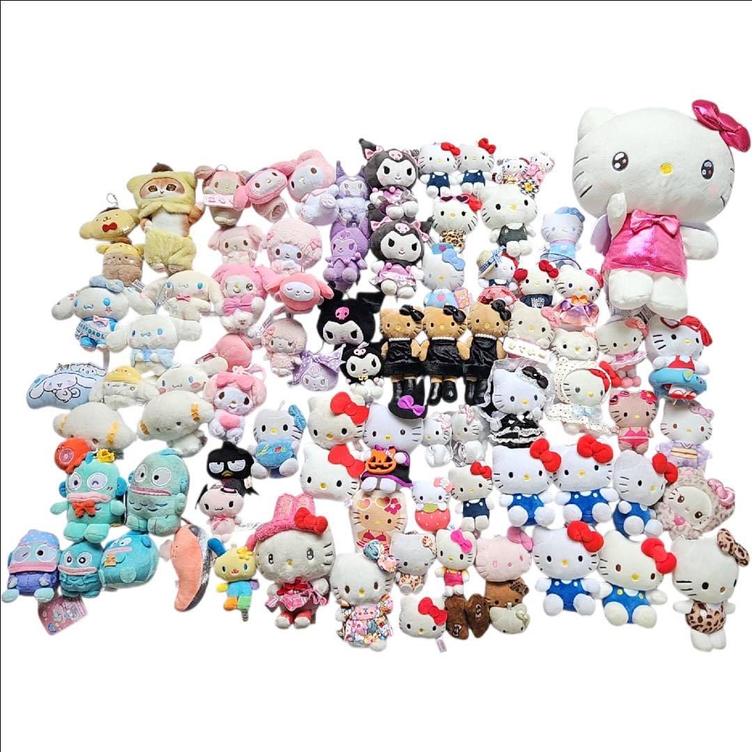 サンリオ キャラクターズ ぬいぐるみ マスコット まとめ売り 85体セット
