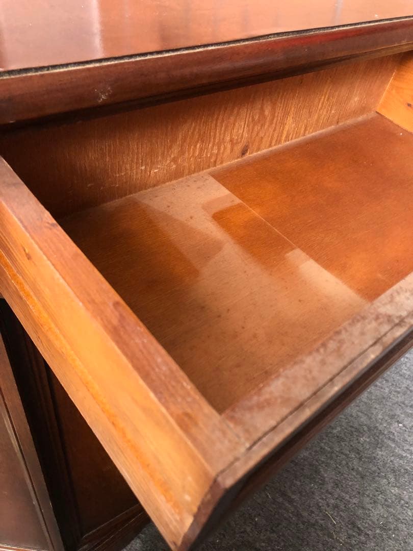 ヨーロピアン　イタリア　チェスト　ロココ調　アンティーク調　花台　木性　茶色