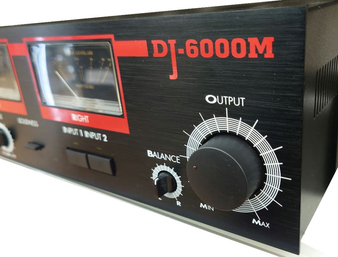 □【レア・300W】VESTAX 　DJ-6000M パワーアンプ