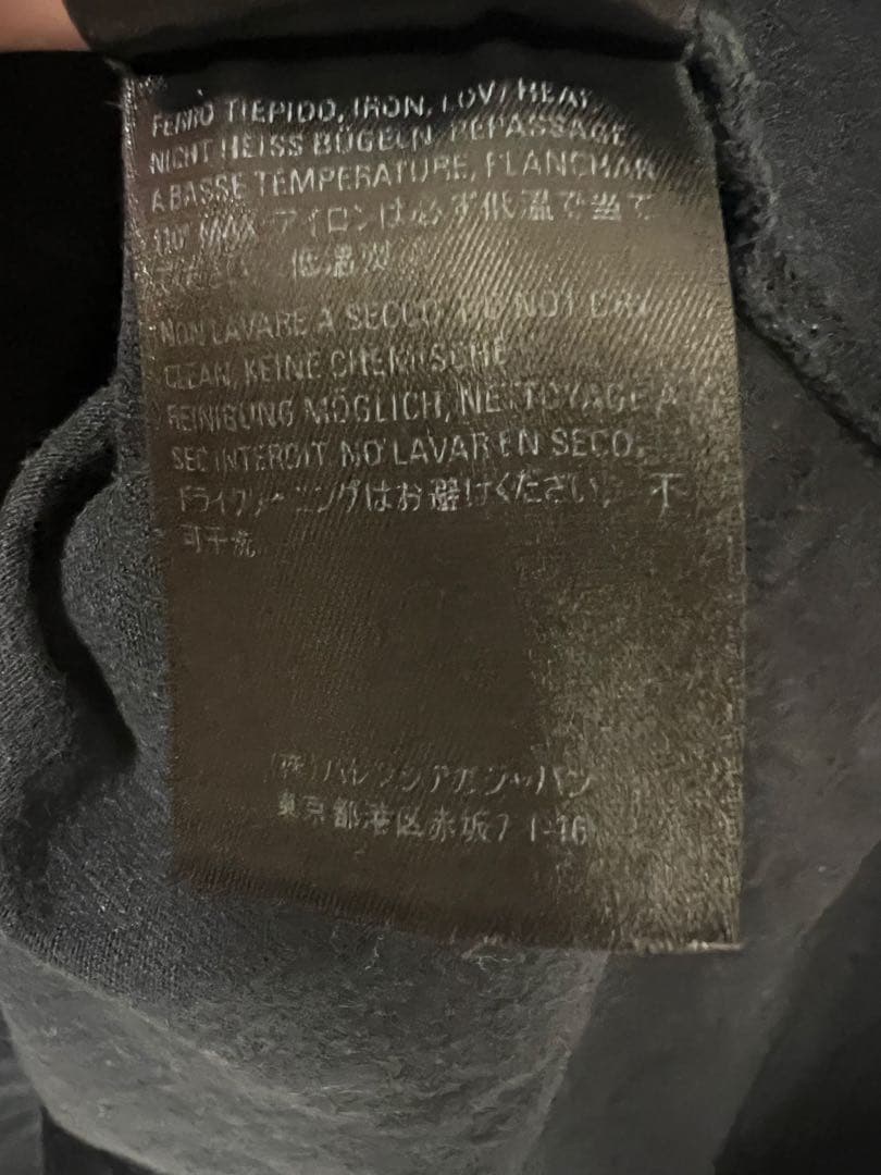 BALENCIAGA バレンシアガ　BBレインボーロゴ刺繍半袖Tシャツ　S