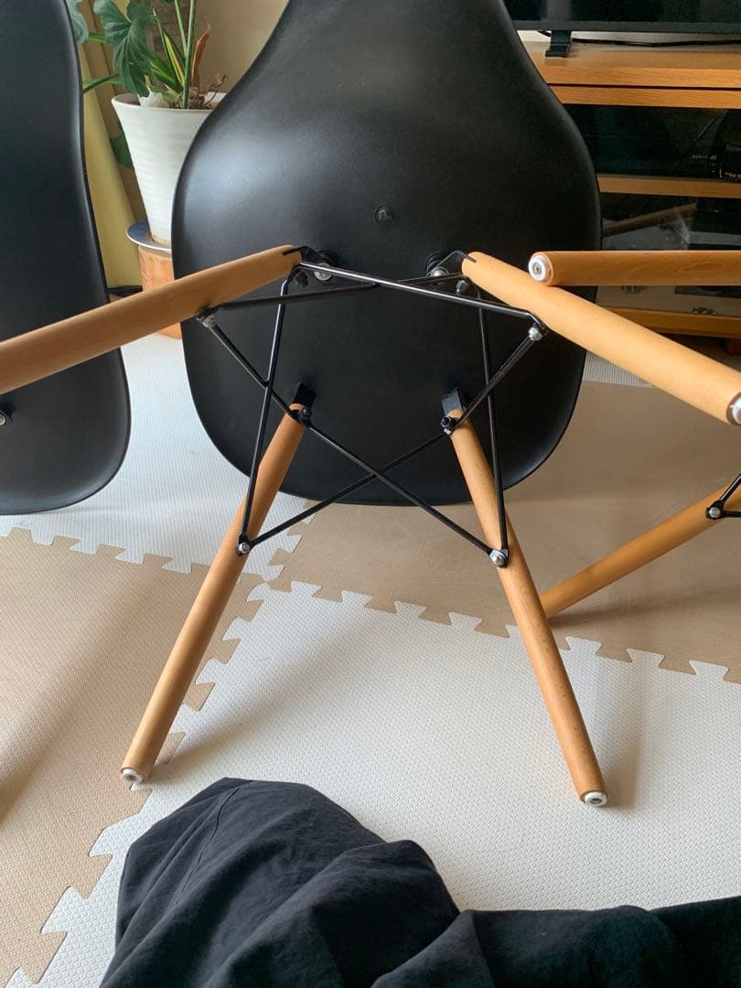 4脚セット　シェルチェアー