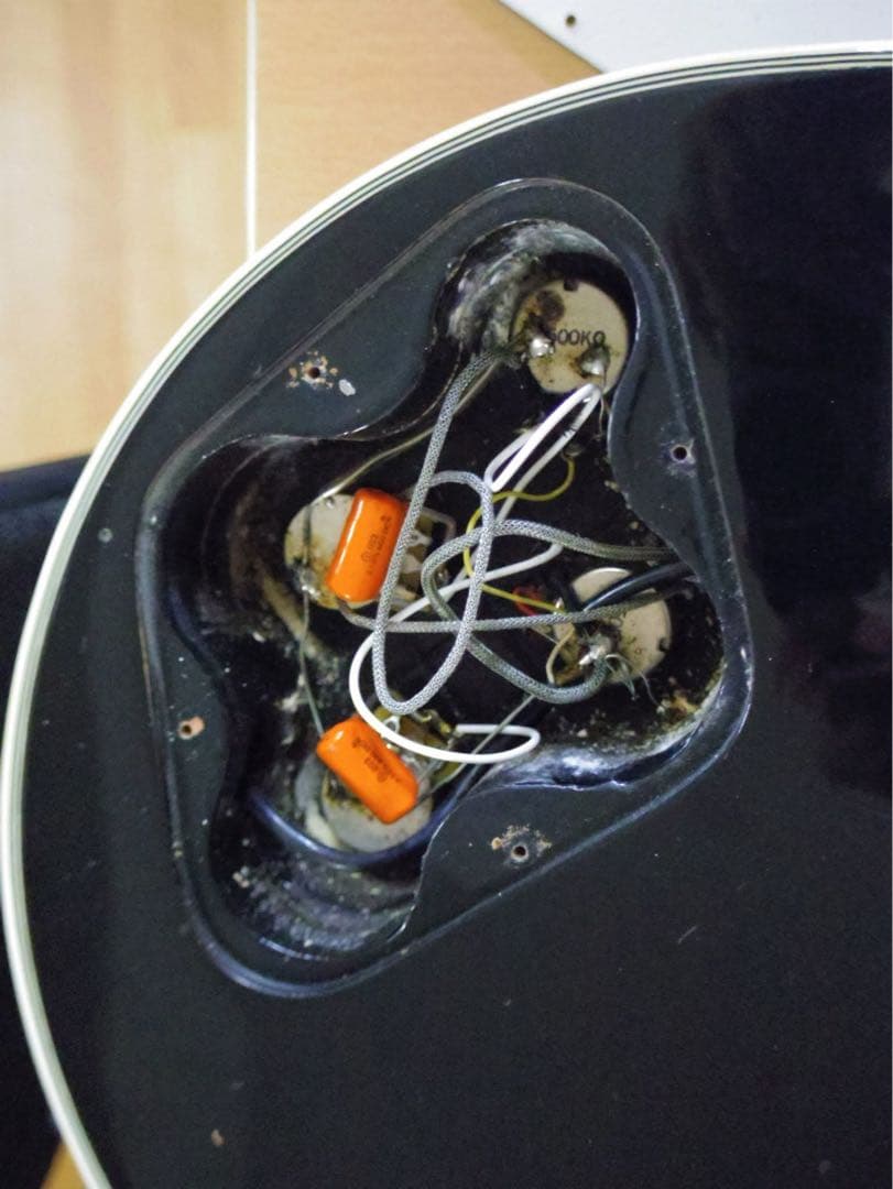 レスポールカスタムGibson ×アリアプロII ブラックビューティー76年製