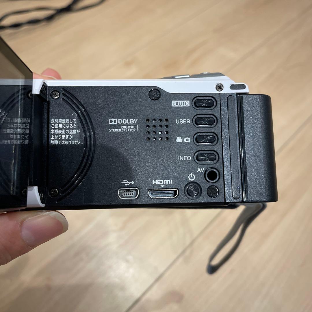 JVC GZ-HM33-W FULL HD ビデオカメラ