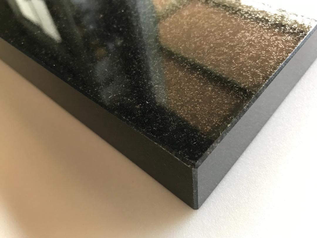 高級 天然黒御影石 オーディオボード●400×300×30●5面磨き●　送料無料