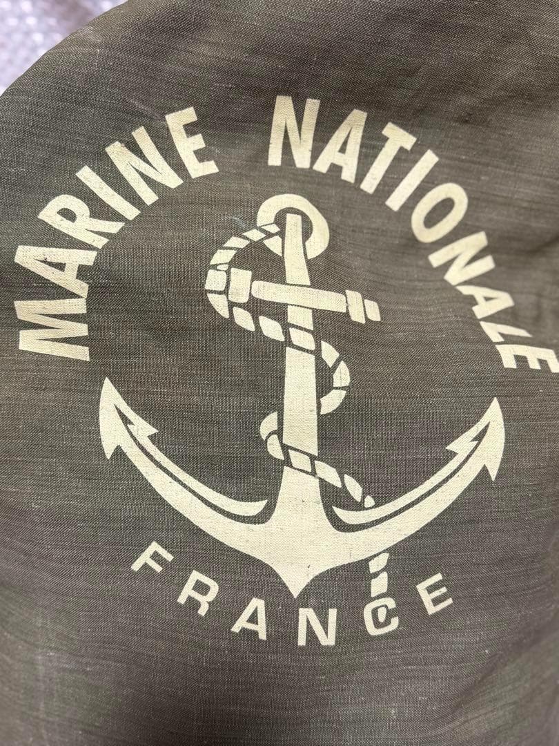 フランス軍 実物 ダッフルバッグ リネン