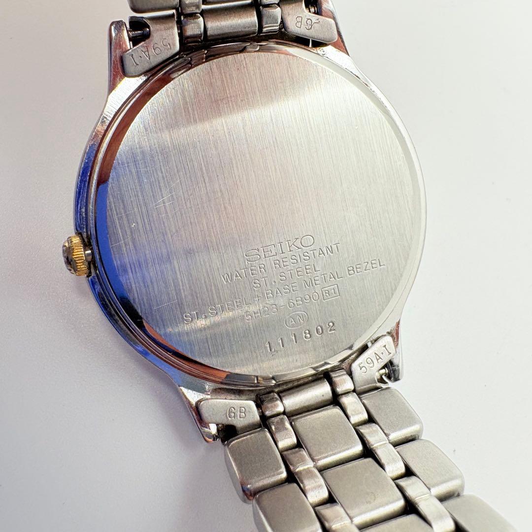 新品電池 SEIKO セイコー コンテンポラリー 腕時計 デイデイト ローマン