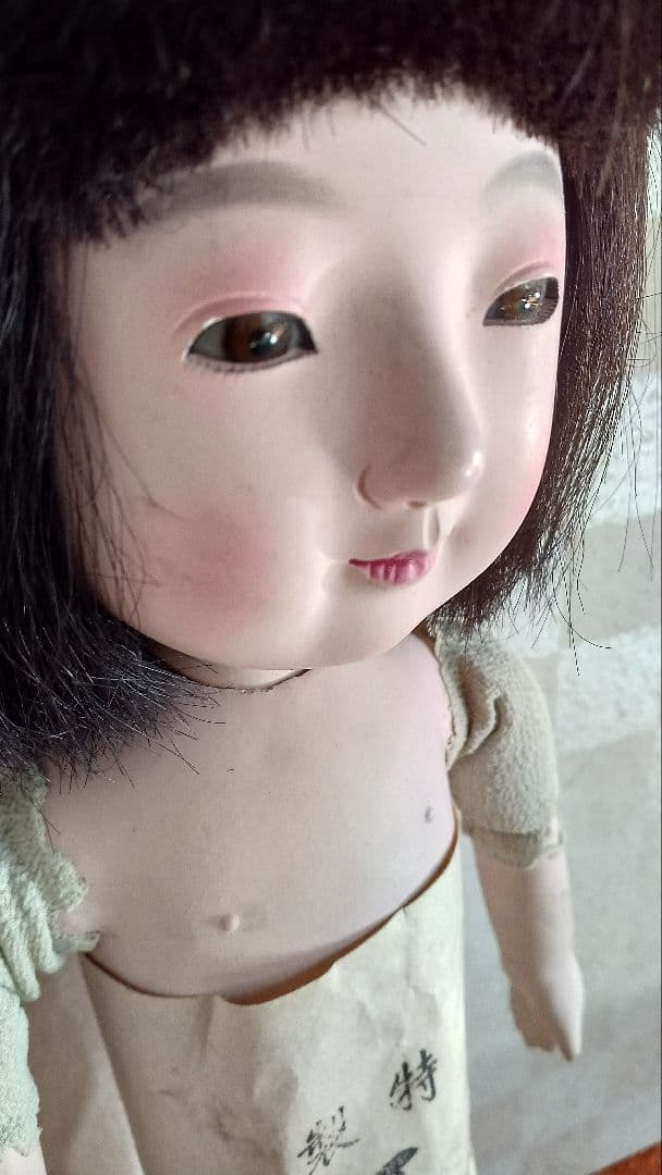 アンティーク　市松人形