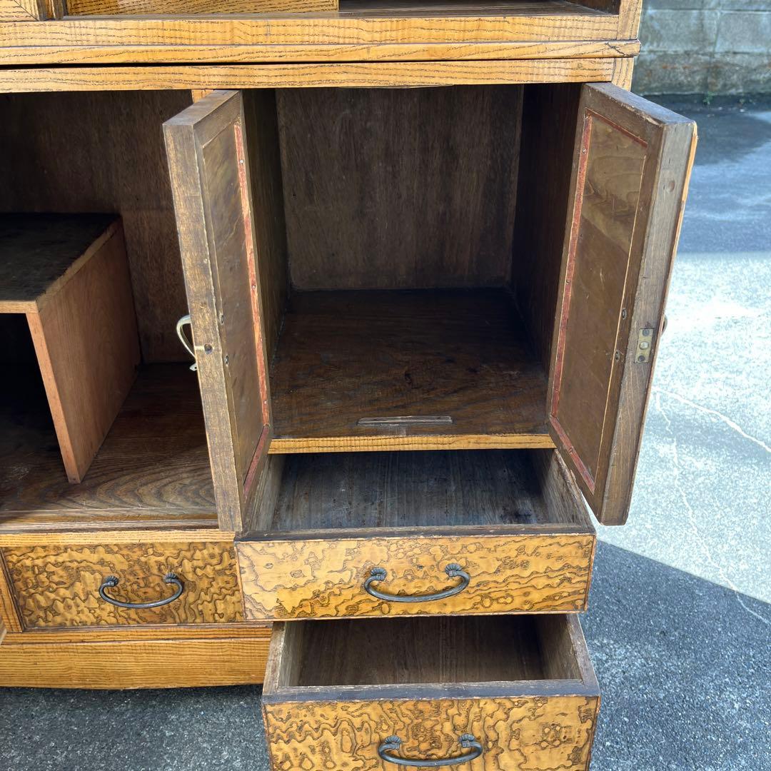 茶箪笥　飾り棚　箪笥　和家具　タンス　レトロ