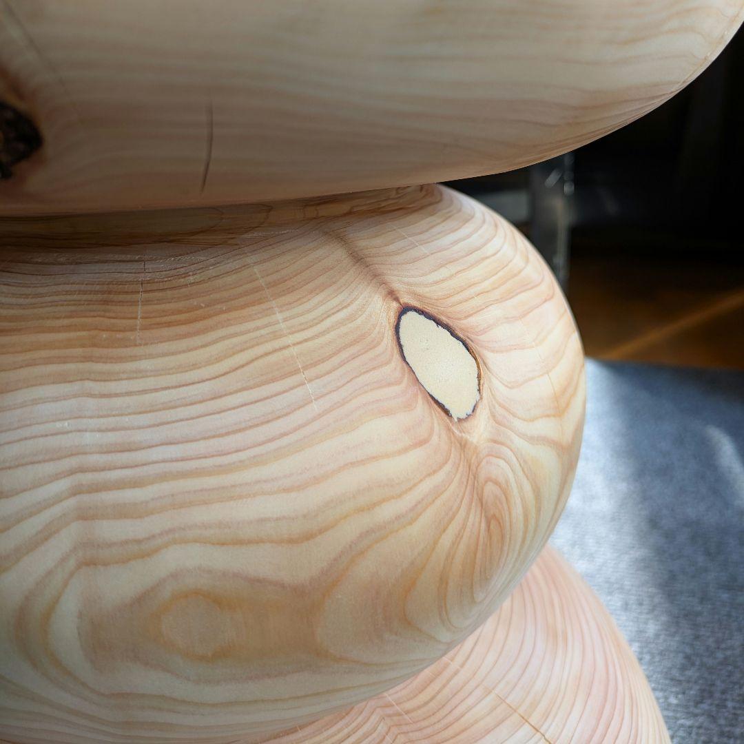 檜　切り株　丸太　椅子　スツール　 テーブル　高さ約41.5㎝