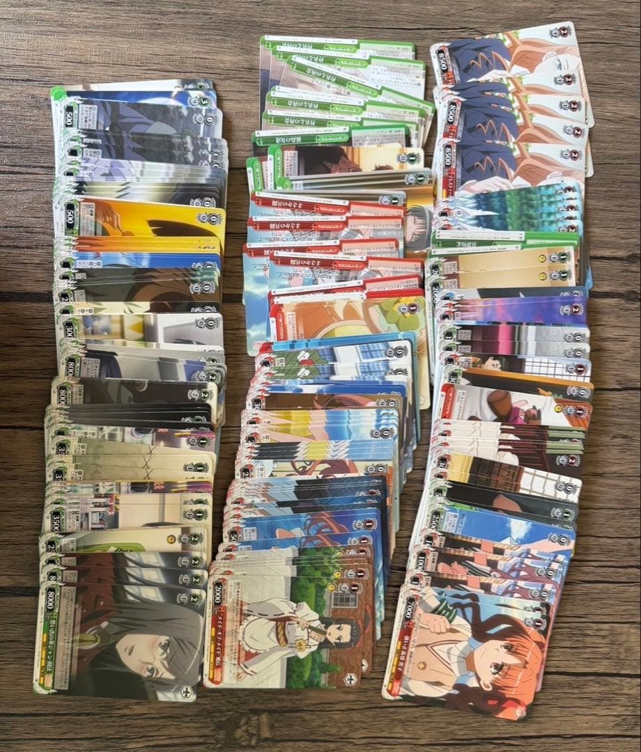 ヴァイスシュヴァルツ　とある科学の超電磁砲&とある魔術　デッキ2種+500枚以上