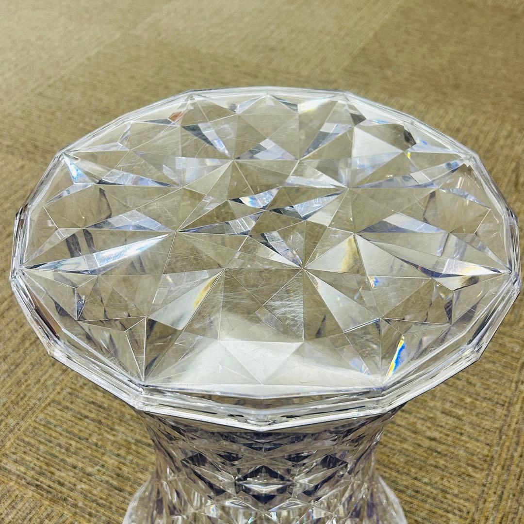 【良好】Kartell カルテル STONE ストーン スツール クリスタル②