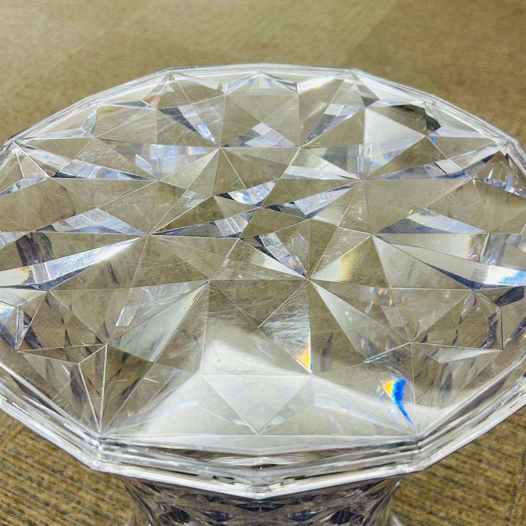 【良好】Kartell カルテル STONE ストーン スツール クリスタル②
