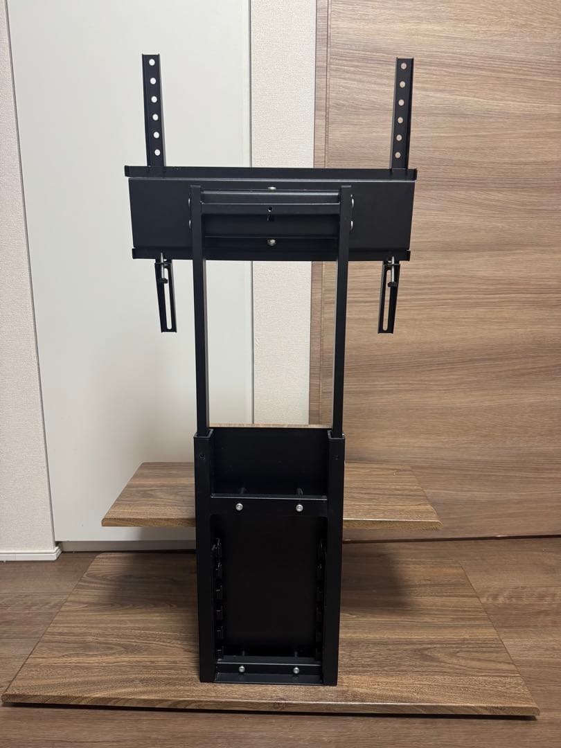 テレビスタンド、キャスター付き、組み立て済み