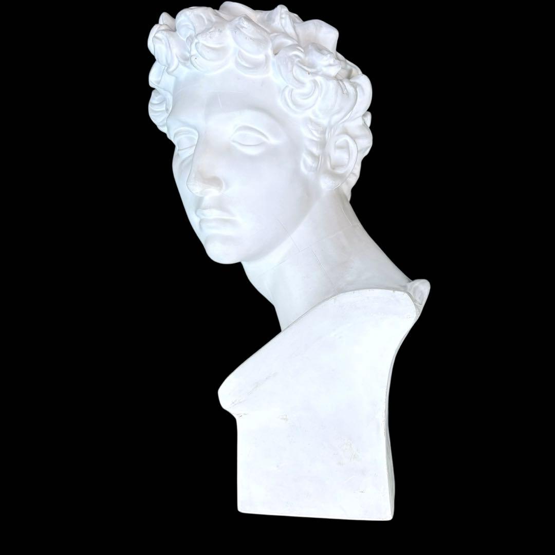 ジュリアーノ・デ・メディチ胸像（ミケランジェロ作）石膏像 美術品 インテリア