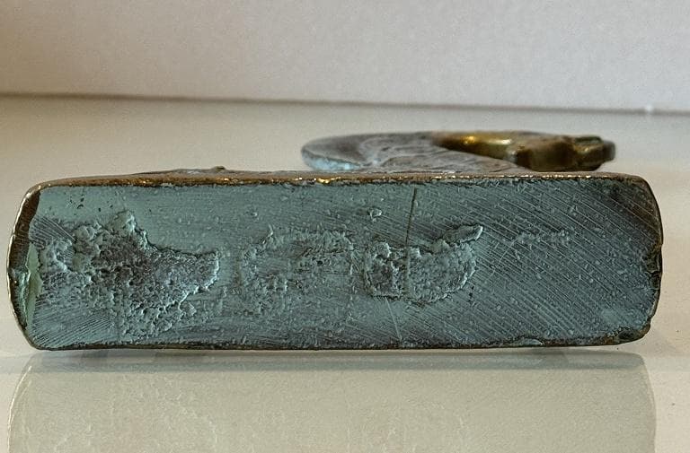 古代ギリシャ　スパルタ　ブロンズ製　馬の像　幾何学時代　レプリカ