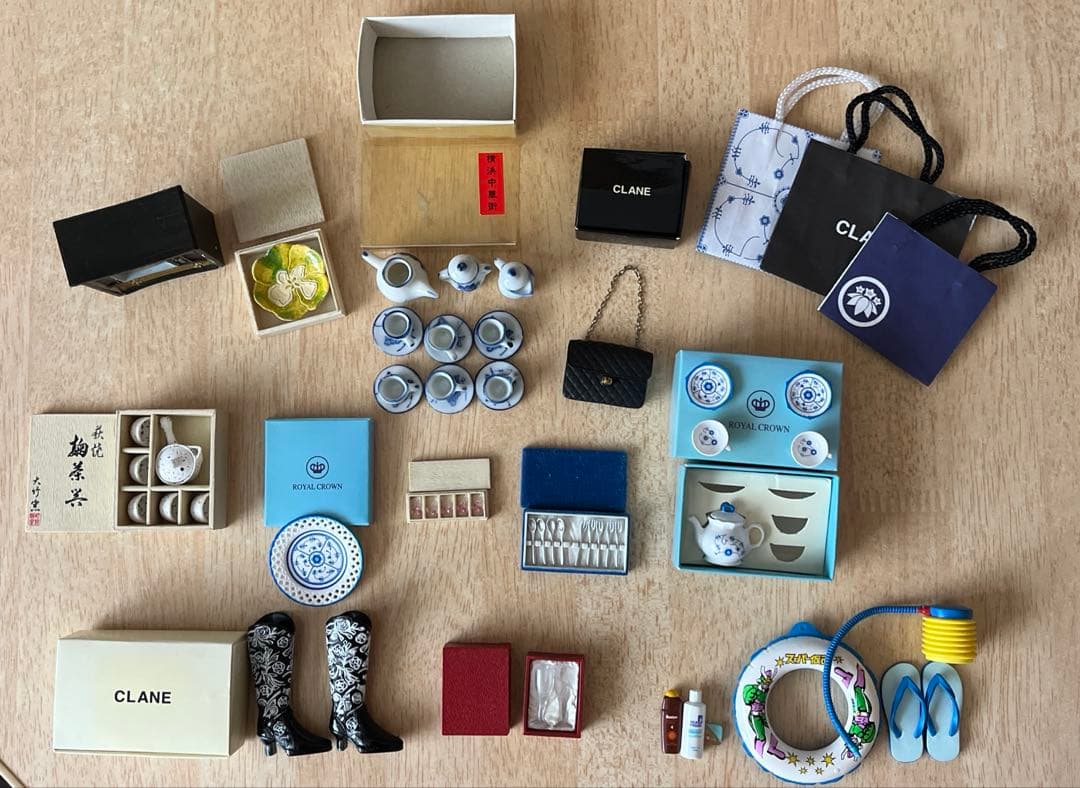 ミニチュア　骨董品　陶器　食器　デパート　レア　貴重　レトロ　リーメント　箸置き