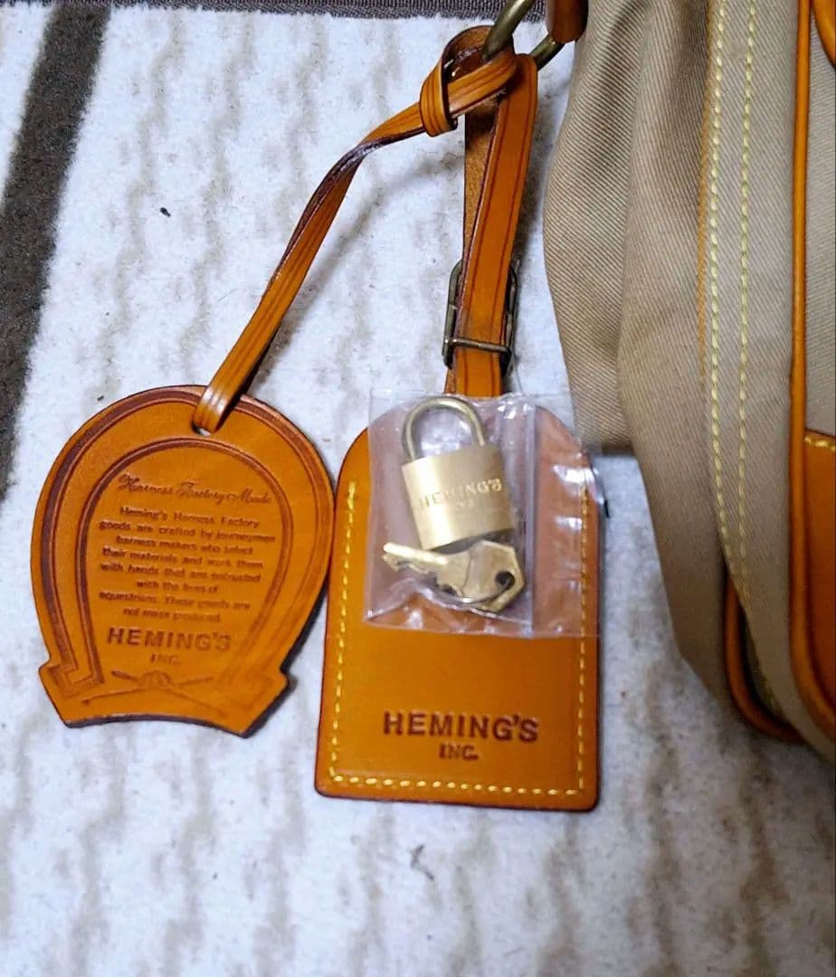 ★HEMING'S ヘミングス ビジネスボストンバッグ (廃番・未使用に近い)