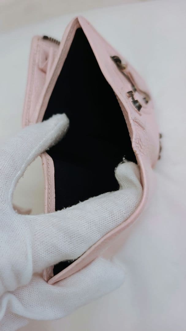 BALENCIAGA バレンシアガ ザ・シティ クラシックウォレットピンク
