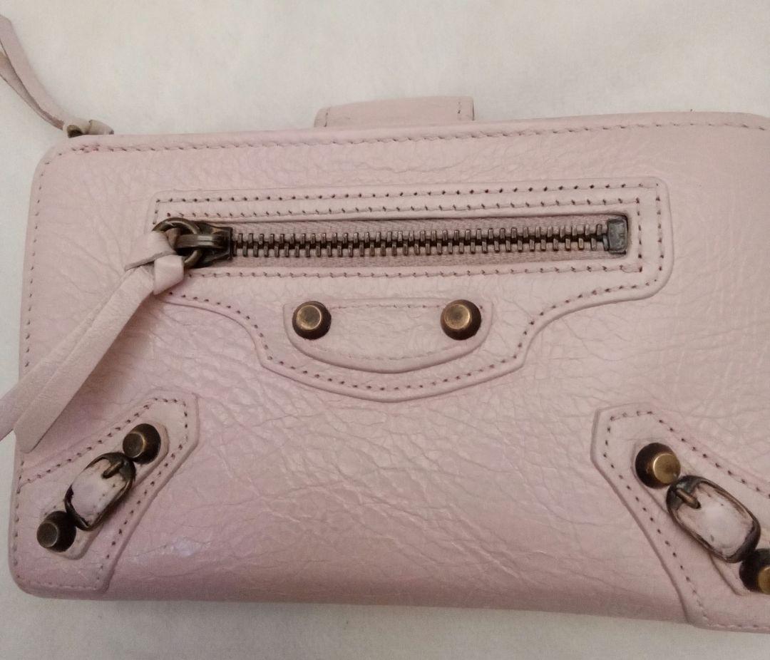 BALENCIAGA バレンシアガ ザ・シティ クラシックウォレットピンク