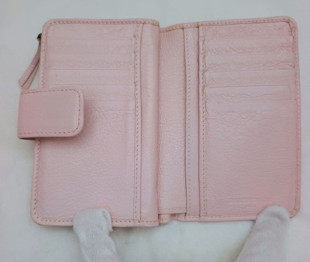 BALENCIAGA バレンシアガ ザ・シティ クラシックウォレットピンク