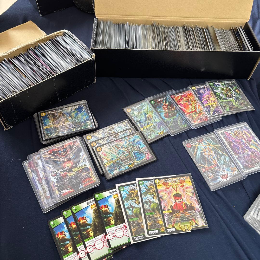 壁*様 デュエマ引退品　バラカード1200枚+旧環境5デッキ