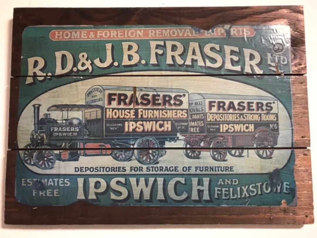 R.D & J.B.FRASER 看板 ヴィンテージ