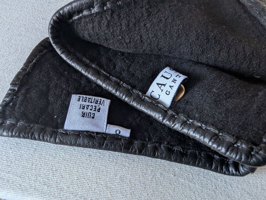 新品 CAUSSE（コース／ガンコス）アンライニングペッカリーグローブ 手袋