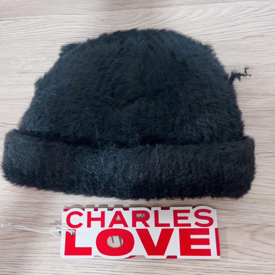 最終値下げCHARLES JEFFREY LOVERSBOY ブラックニット帽
