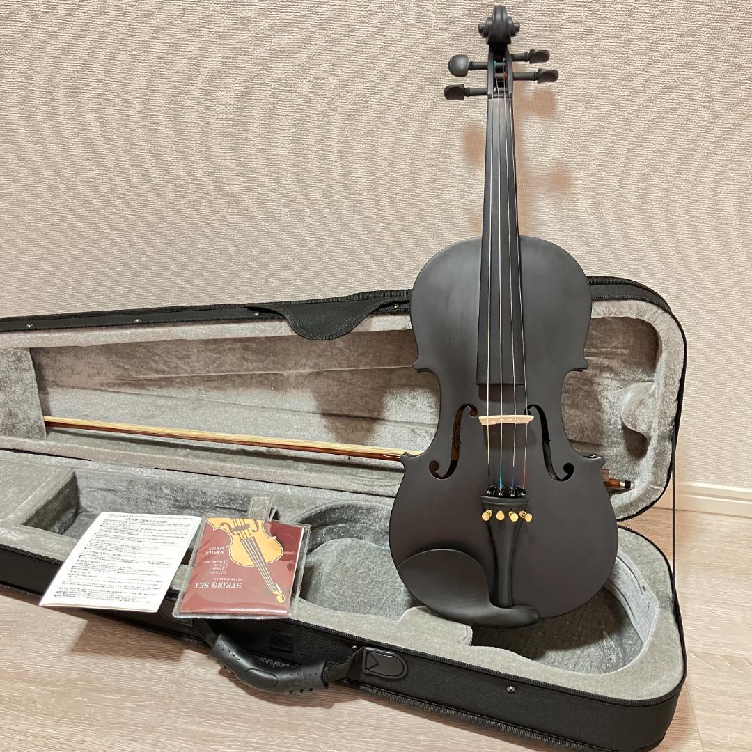 バイオリン Hallstatt V-12 BK 4/4 ケース付属 初心者向け