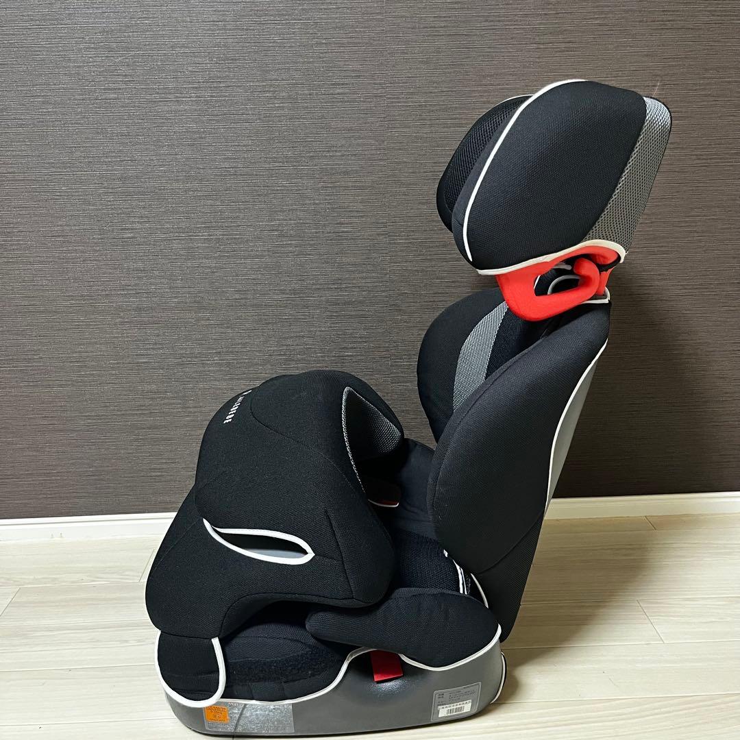 美品　エールベベ　サラッとクワトロ ST ジュニアシート　インパクトシールド