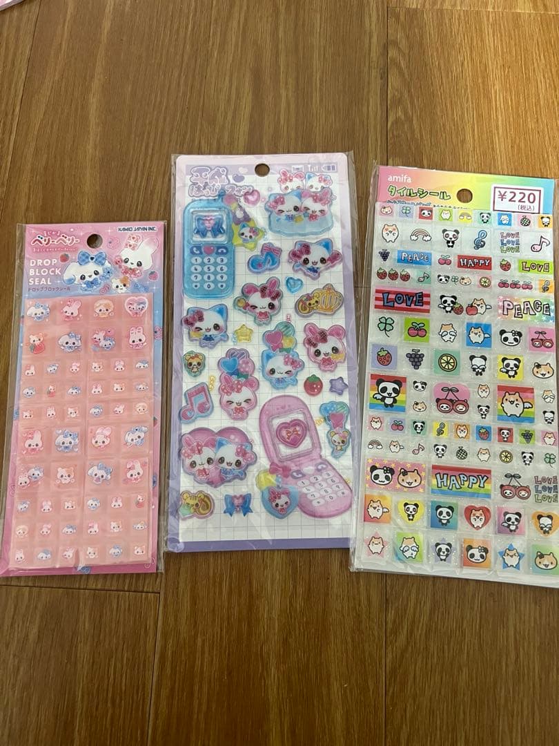 ボンボンドロップシール　うるちゅるポップシール　 おはじきシール　まとめ売り