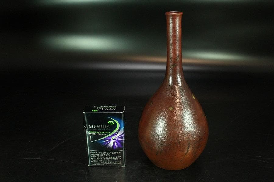 古備前 献上 徳利 江戸中期作 桂又三郎 識箱(K-A387)