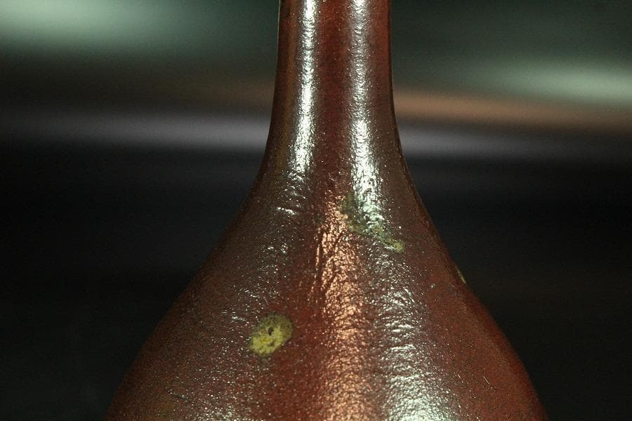 古備前 献上 徳利 江戸中期作 桂又三郎 識箱(K-A387)